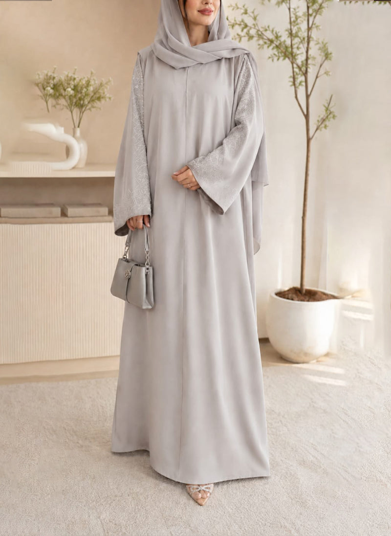 Arabis Elegant Grace Front-Close Nida Abaya | 0120-C-A615