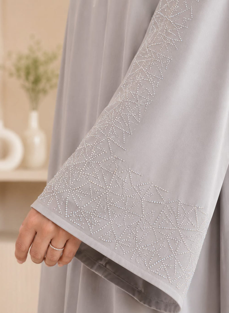 Arabis Elegant Grace Front-Close Nida Abaya | 0120-C-A615