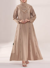 Desert Glow Stone Work Nida Abaya | 0121-RC-1106