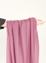 Blush Pink Plain ChiffonScarf
