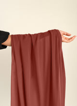 Maroon Plain ChiffonScarf