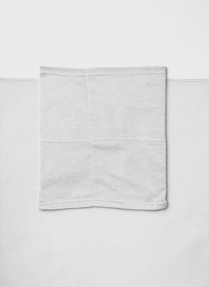Instant Georgette Magnet Hijab - White