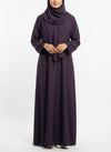 Arabis Royal Plum Abaya | 0120-RC-A630