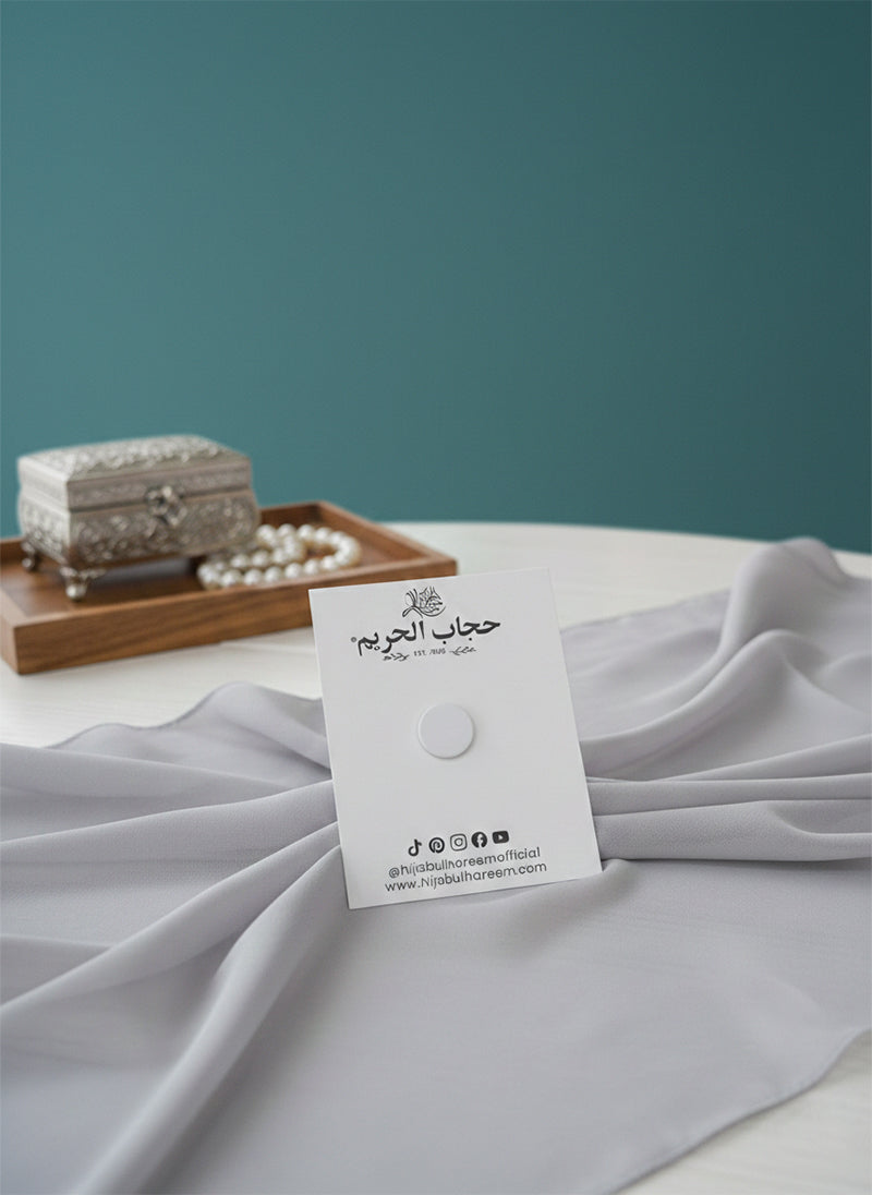 Magnetic Hijab Pin – Slate Blue