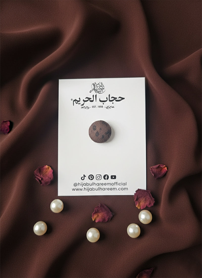 Fabric Covered Hijab Magnet Pin