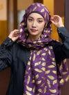 Gold Feather Hijab