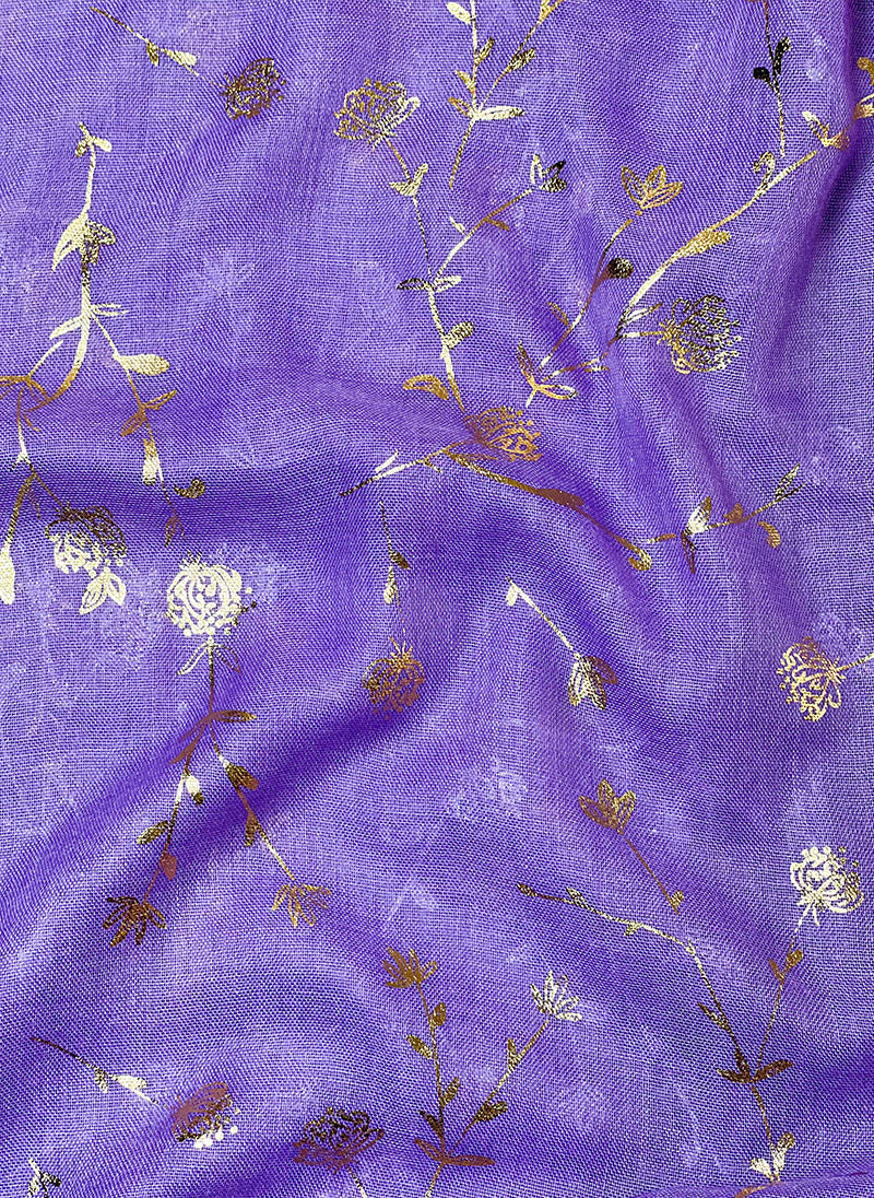 Gold Foil Floral Hijabs