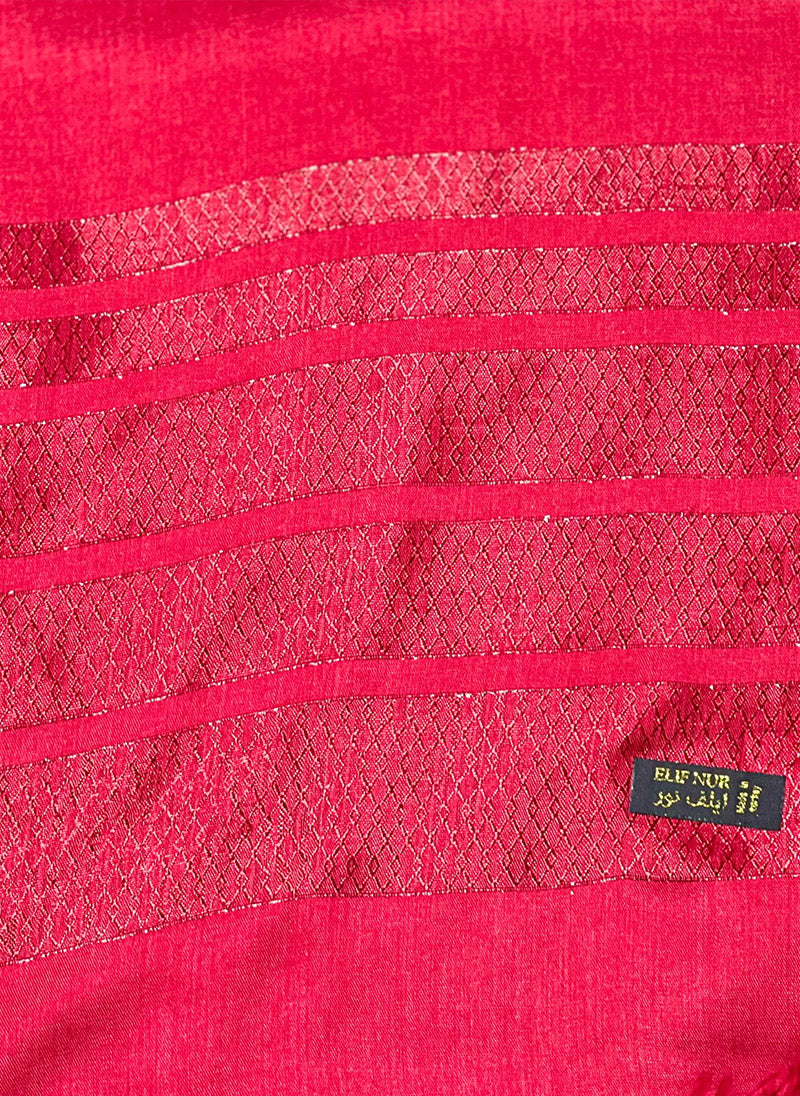 Solid Self Print Fancy Hijabs