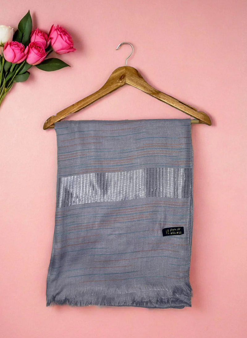 Solid Stripe Hijab