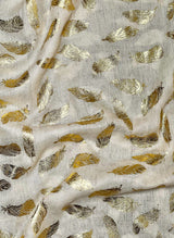Gold Feather Hijab