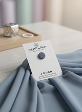 Magnetic Hijab Pin – Slate Blue