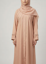 Arabis Pintuck Pleats Abaya | 0116-R-A623