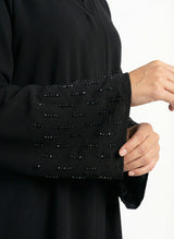 Arabis Crystal Cuff Abaya | 0116-C-A613