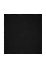 Black Plain Square Scarve