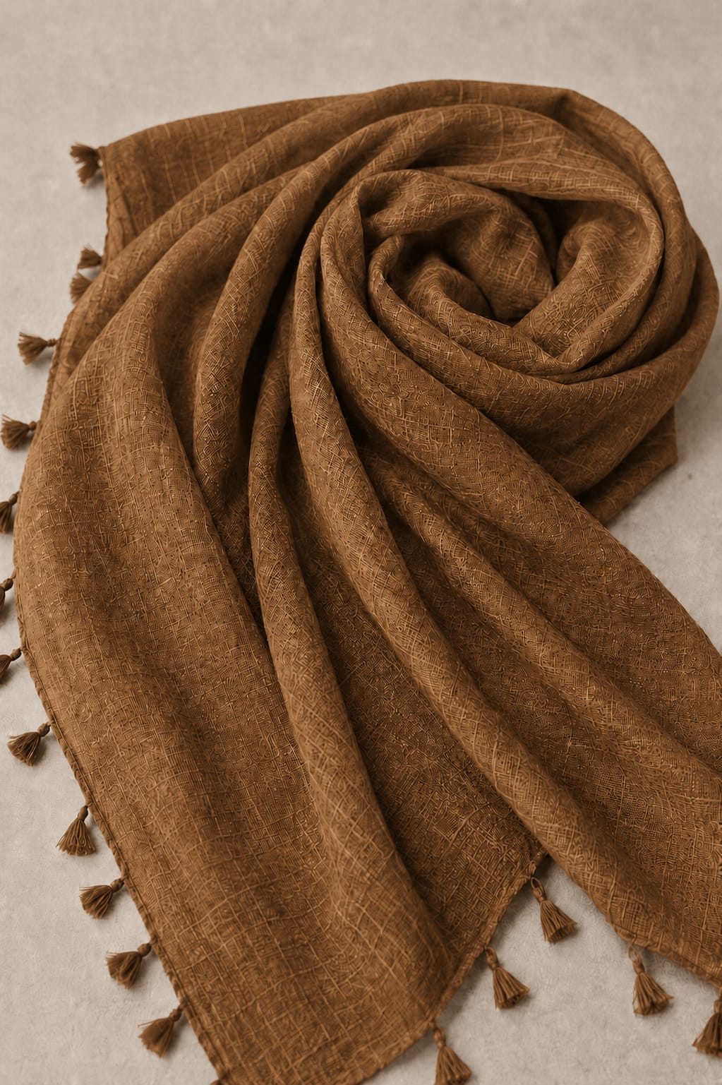 Bundle_of_5_Turkish_Texture_Lawn_Hijab_Mocha_Brown_View