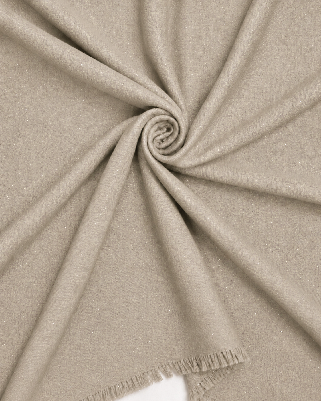 Glitter Lawn Scarf - Beige