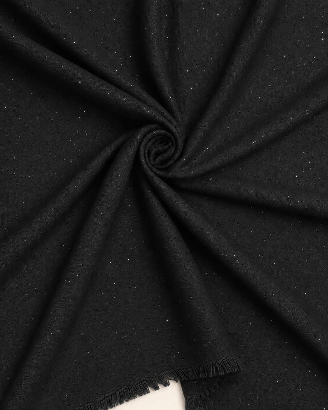 Glitter Lawn Scarf - Black