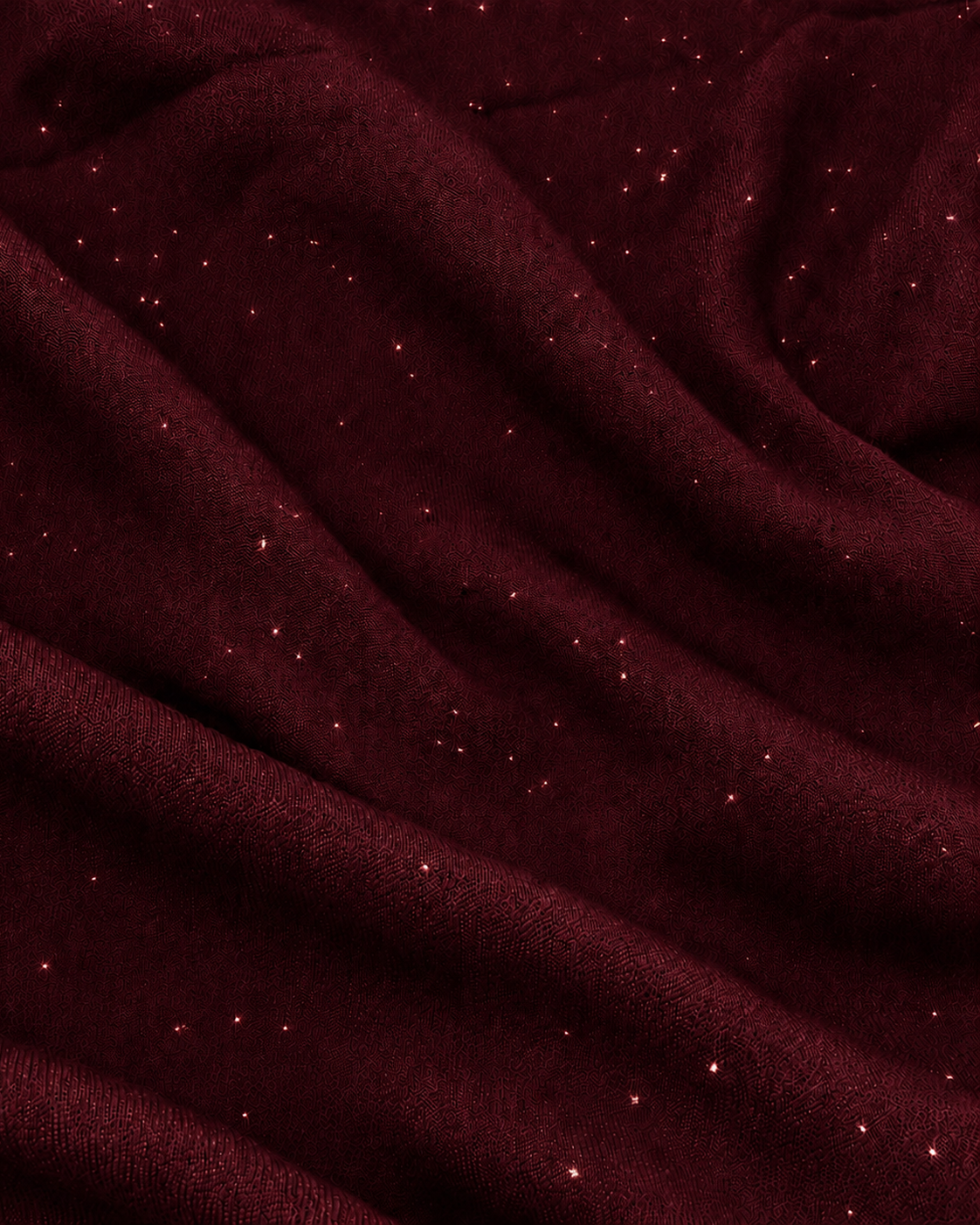 Glitter Lawn Scarf - Maroon
