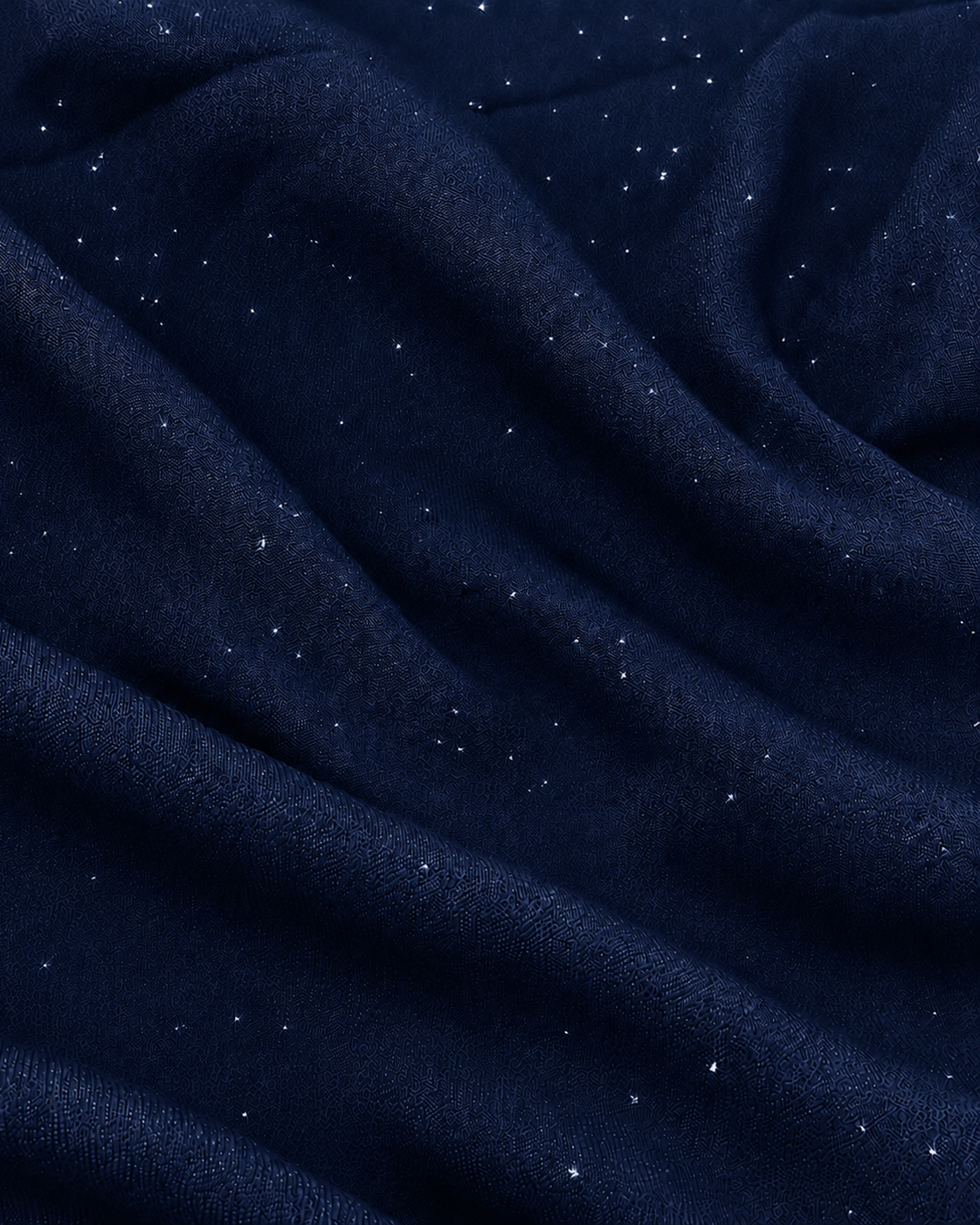 GlitterLawnScarf-navyBlue -Hijabulareem