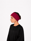 HairBand-MaroonSide - Hijab ul Hareem