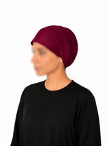 Maroon Hooded Hair Bend