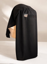 Black Hajj Cap Face Cover