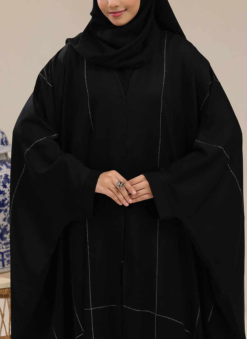 JILBAB-C-1201 - Black