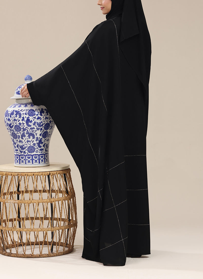 JILBAB-C-1201 - Black