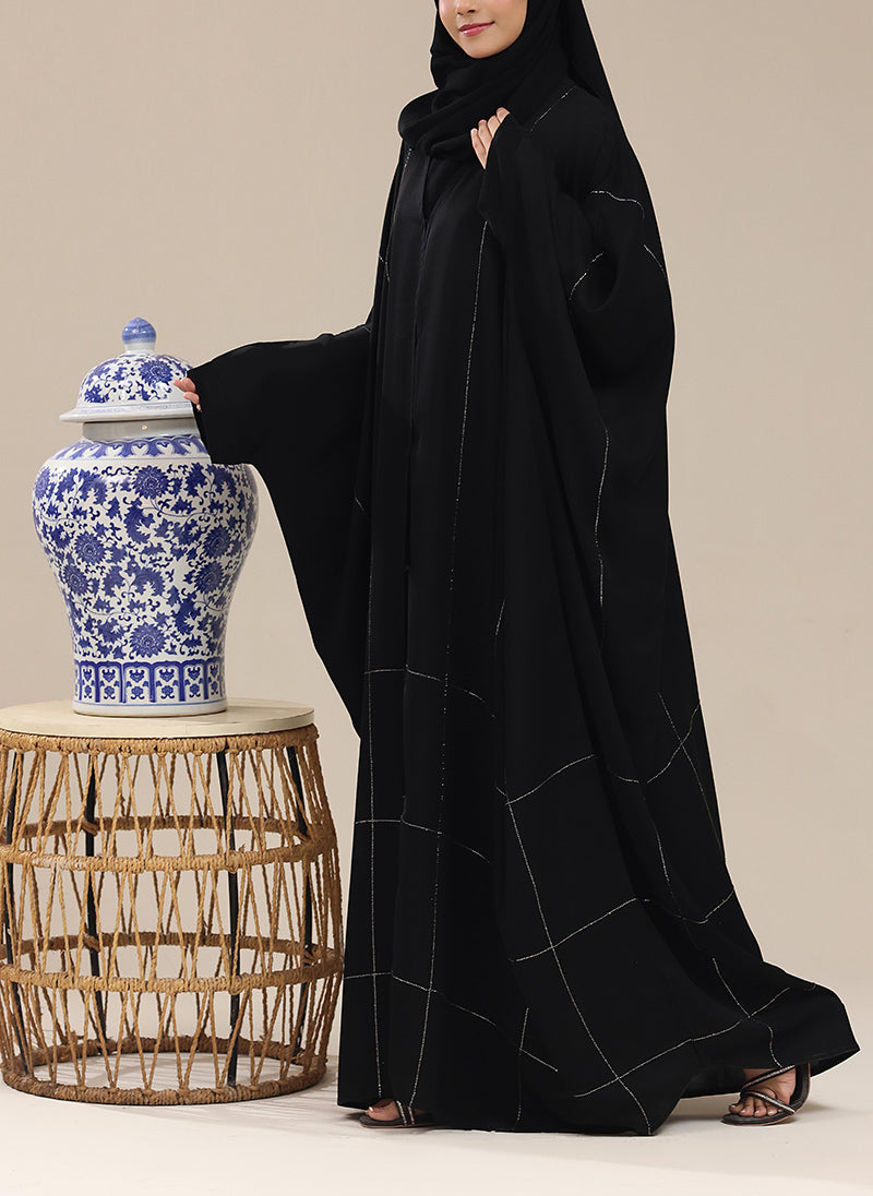 JILBAB-C-1201 - Black