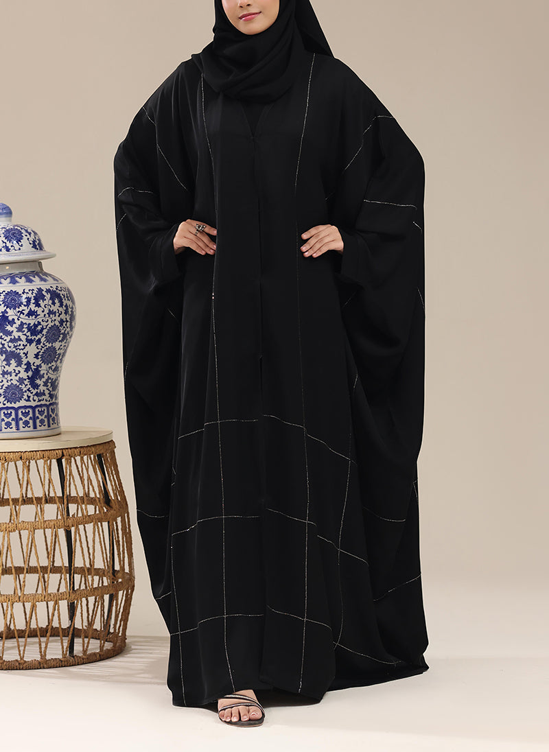 JILBAB-C-1201 - Black