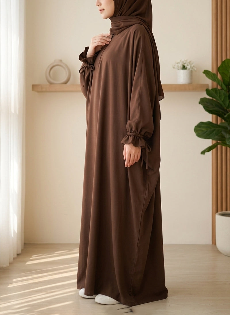 Arabis Bella Tie-Sleeve Jilbab | JILBAB-R-A637