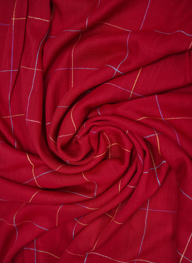 Line-Patterned Lawn Hijab Hijab-ul-hareem
