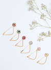 Multi Color Stone Golden Chain Pins Hijabulhareem
