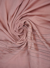 Pink Striped Lawn Scarf Hijab-ul-hareem
