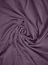 Plum Purple Plain Chiffon Scarf Hijab-ul-hareem