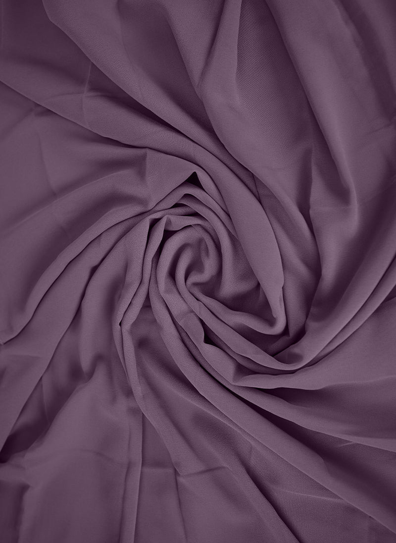 Plum_Purple_Plain_Chiffon_Scarf