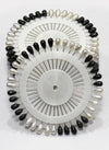 Ring Pins Big 40 Pcs Pkt Black & White Hijabulhareem