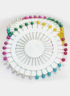 Ring Pins Small 30 Pcs Pkt Multi Color Hijabulhareem