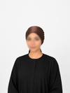 Satin Hijab Cap Brown