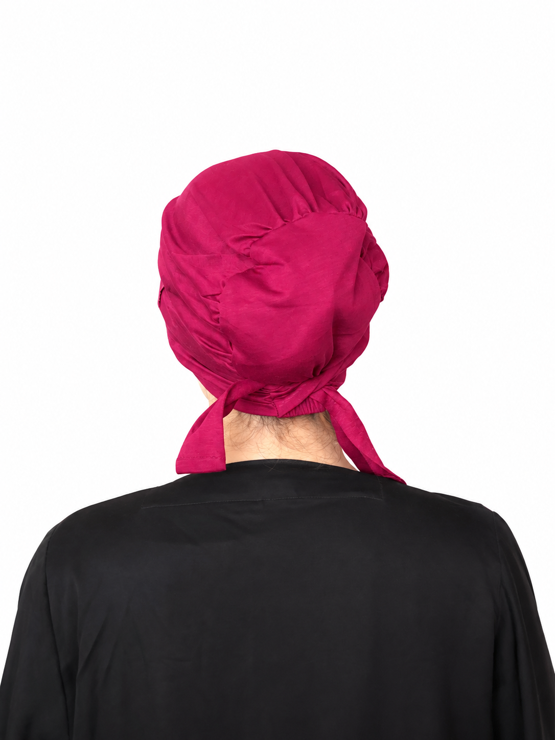 Satin Hijab Cap Maroon