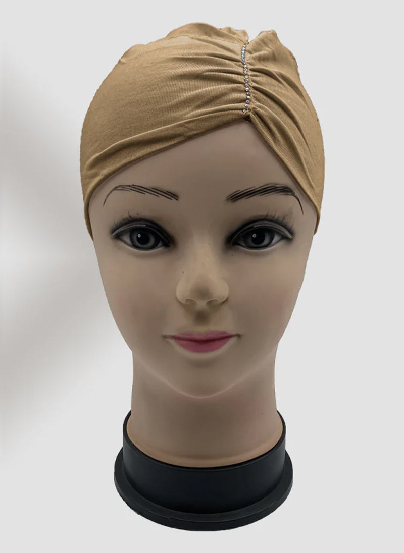 Skin Side Parting Hijab Cap Stone Hijab-ul-hareem