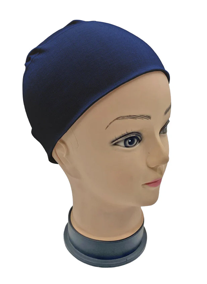 Tube Cap Navy Blue Hijab-ul-hareem
