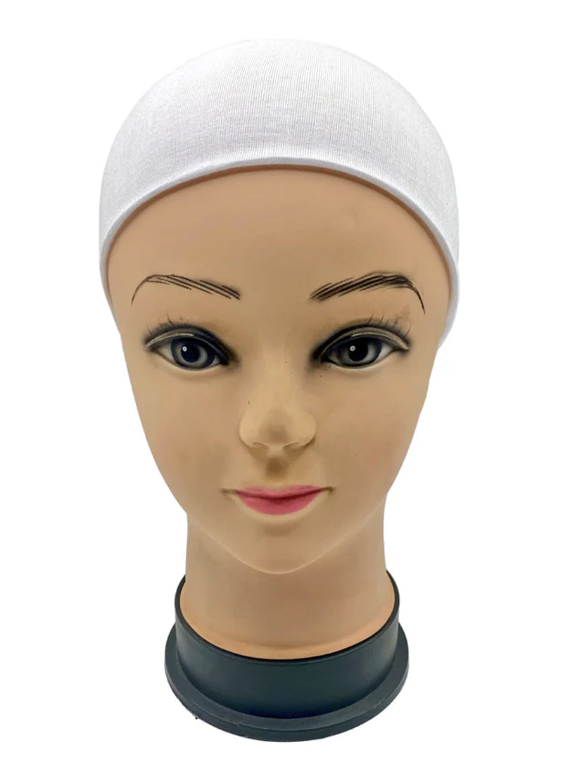 Tube Cap White Hijab-ul-hareem