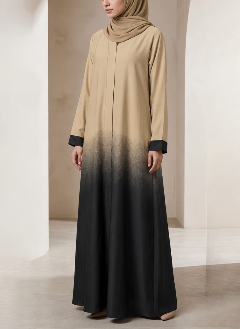 Two-ToneGradientAbaya3 - Hijab Ul hareem