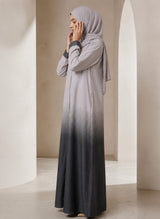 Two-ToneGradientAbaya7 - Hijab Ul Hareem