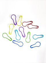 Coil Less Safety Pins for Scarf / Hijab Metallic Color 12 in 1