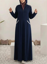 Arabis Hoodie Abaya | 0122-R-A635