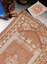 Premium jacardSafri Prayer Mat|| With Bag