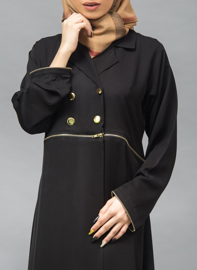 Coat Style Designer Abaya 0119-P-951