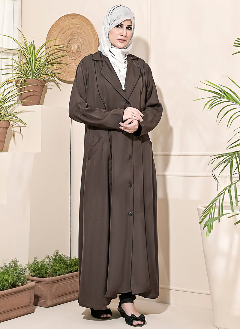 Hijabulhareem Nida Designer Coat 0119-R-291